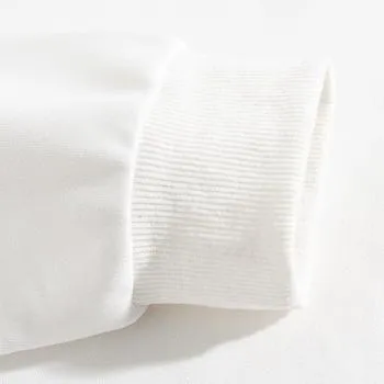 2021 Fashion Warm Christmas O-Neck White Sweater D