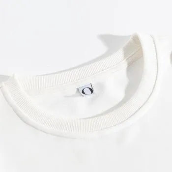 2021 Fashion Warm Christmas O-Neck White Sweater D