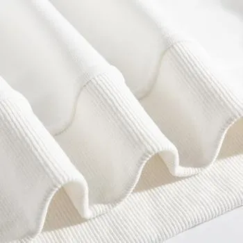 2021 Fashion Warm Christmas O-Neck White Sweater D