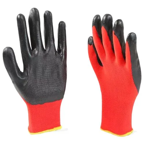 240 Pairs Nitrile Coated Nylon Work Gloves - Size 10 (XL)