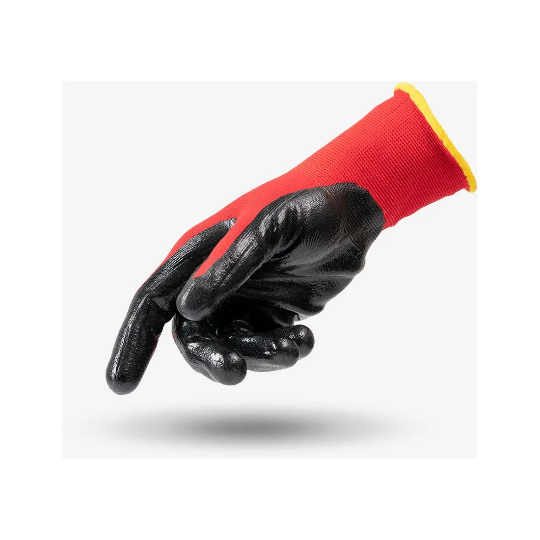 240 Pairs Nitrile Coated Nylon Work Gloves - Size 10 (XL)