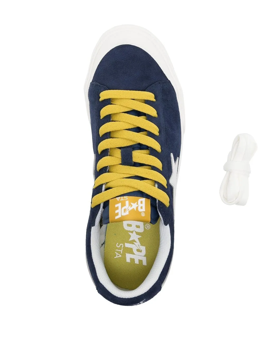 A BATHING APE® Mad Sta contrast-trim sneakers