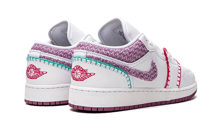 Air Jordan 1 Low White Light Bordeaux