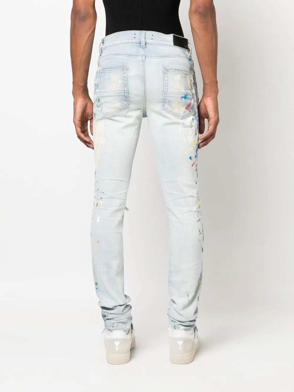 AMIRI paint-splatter skinny jeans