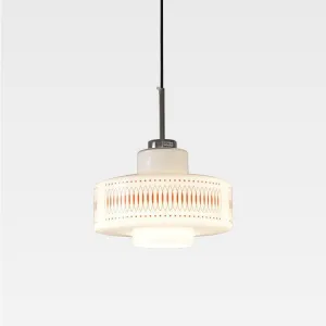 Anna Opal White Glass Pendant Lamp