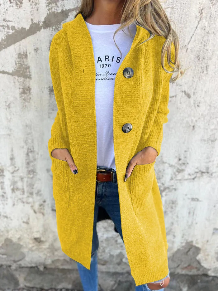 Aplie | Elegant Long Knit Cardigan