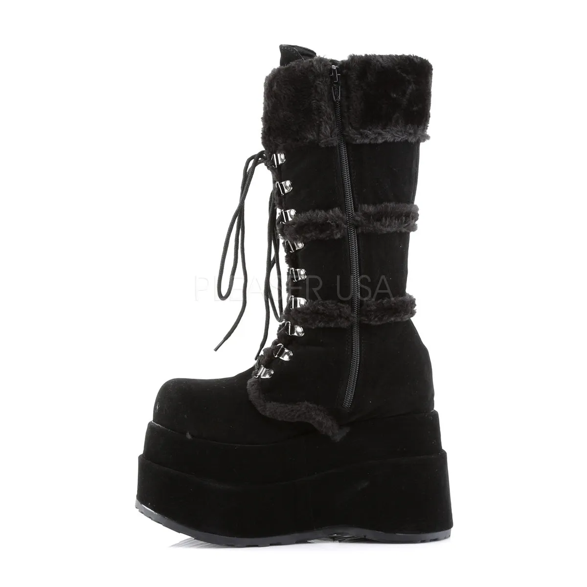 BEAR-202  Black Vegan Suede