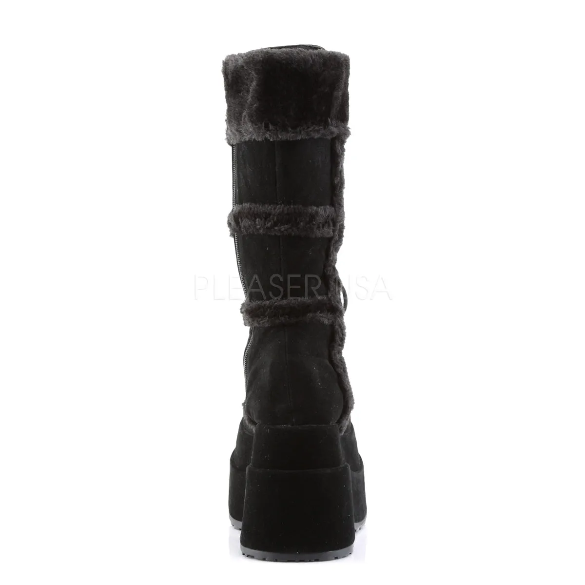 BEAR-202  Black Vegan Suede