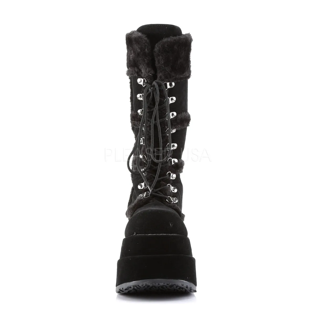BEAR-202  Black Vegan Suede