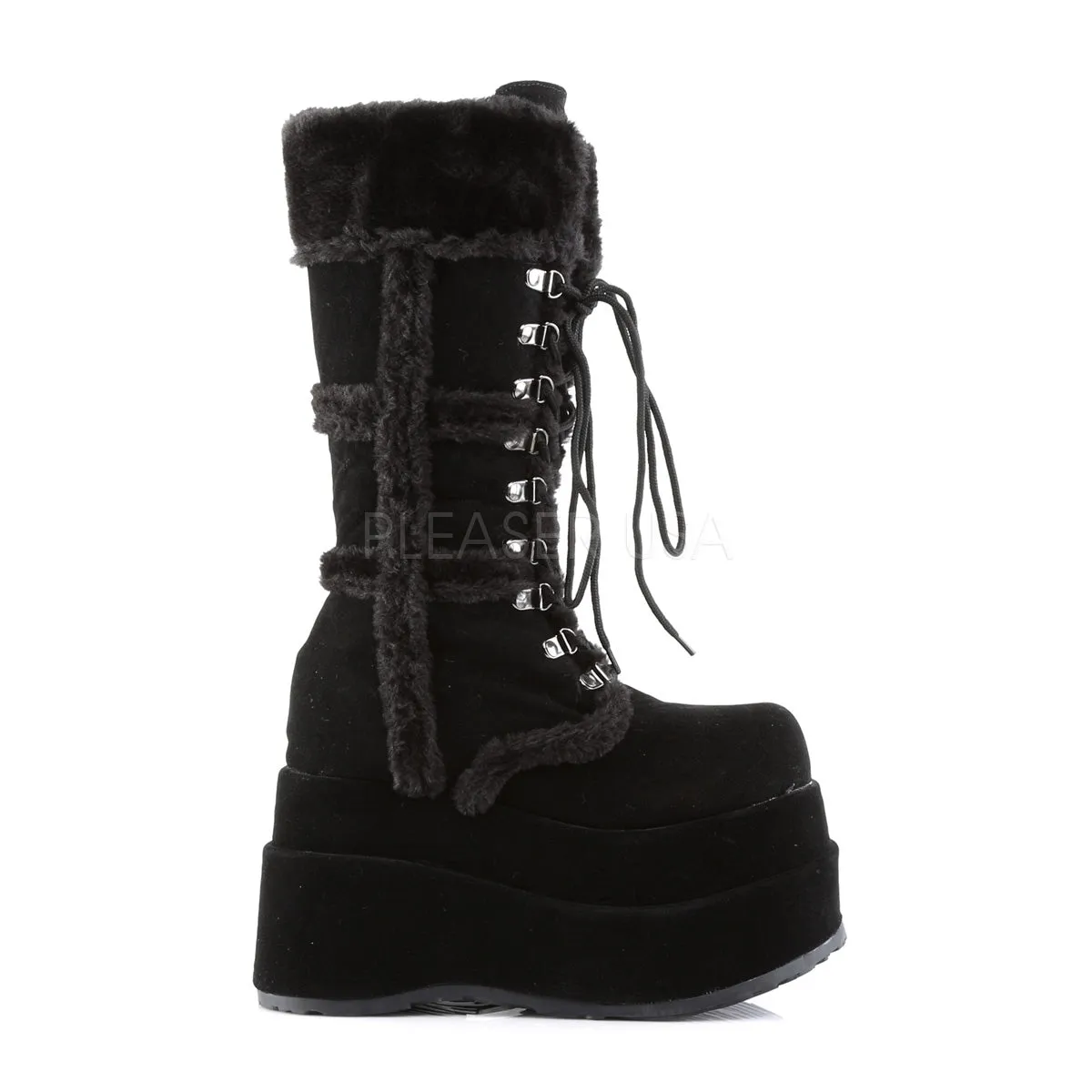 BEAR-202  Black Vegan Suede