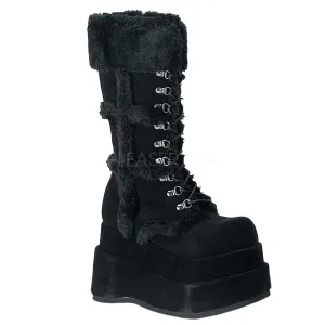 BEAR-202  Black Vegan Suede