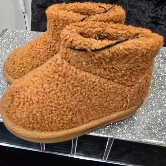 BearPaw Teddy Fleece Bootie- Chestnut
