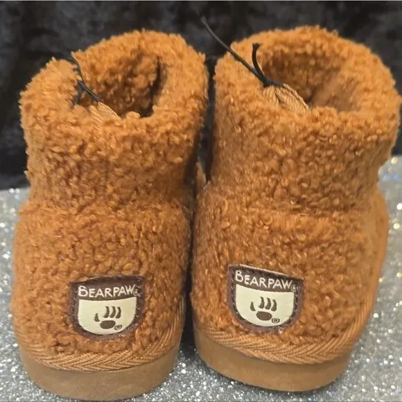 BearPaw Teddy Fleece Bootie- Chestnut