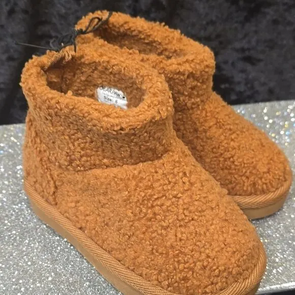 BearPaw Teddy Fleece Bootie- Chestnut