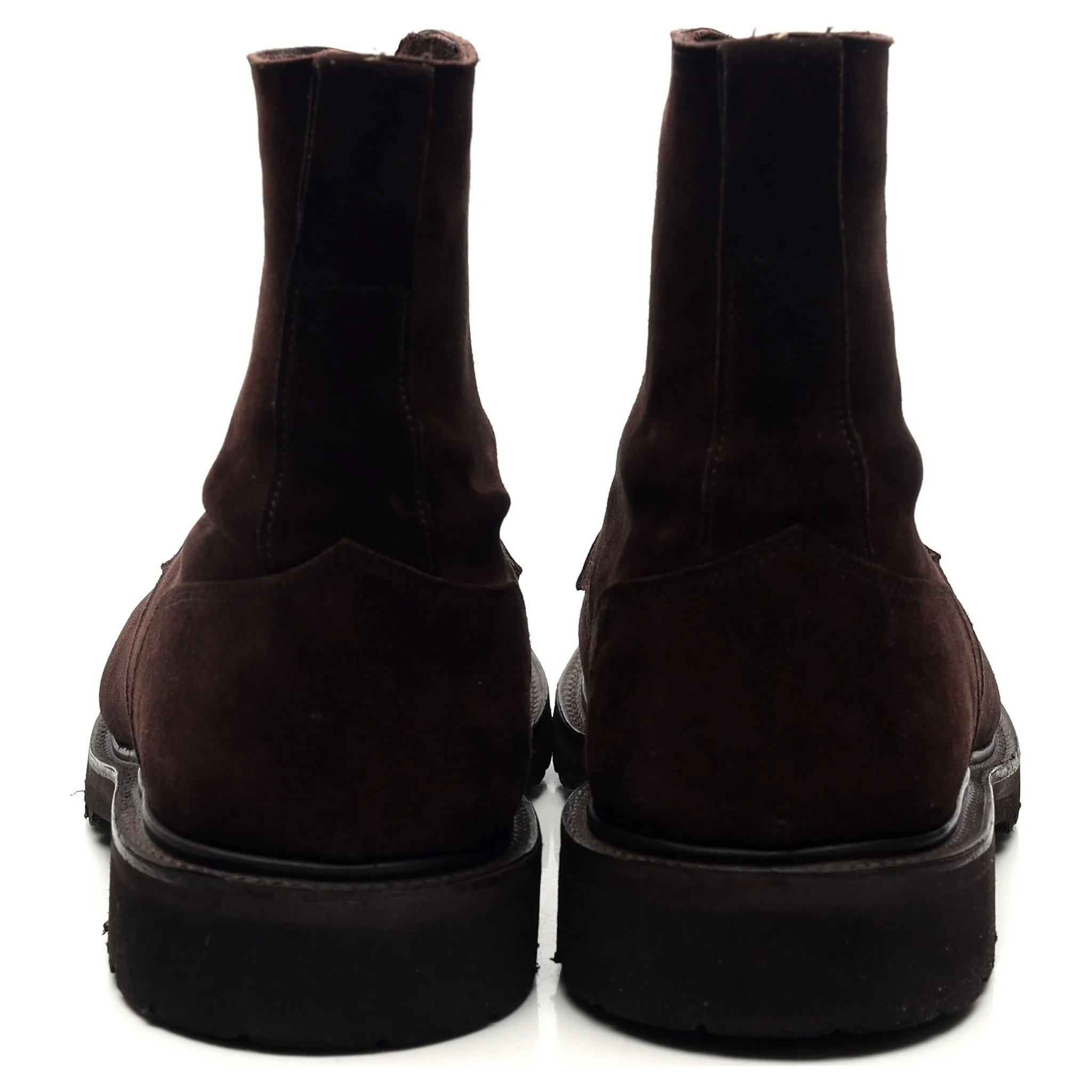'Bernwood' Dark Brown Suede Boots UK 9