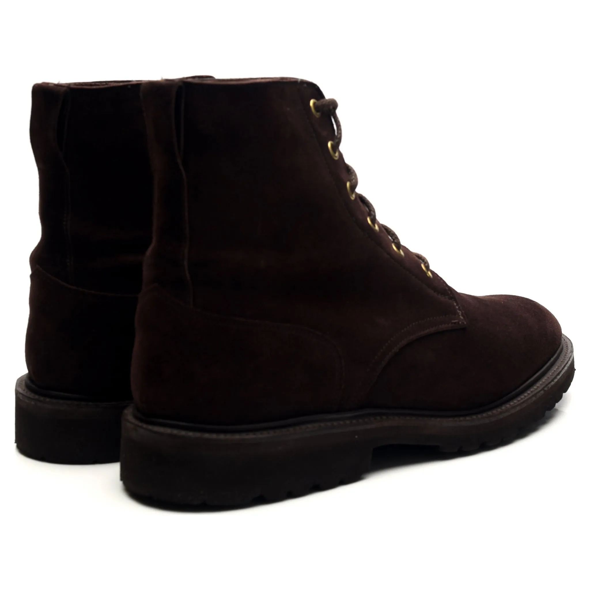 'Bernwood' Dark Brown Suede Boots UK 9