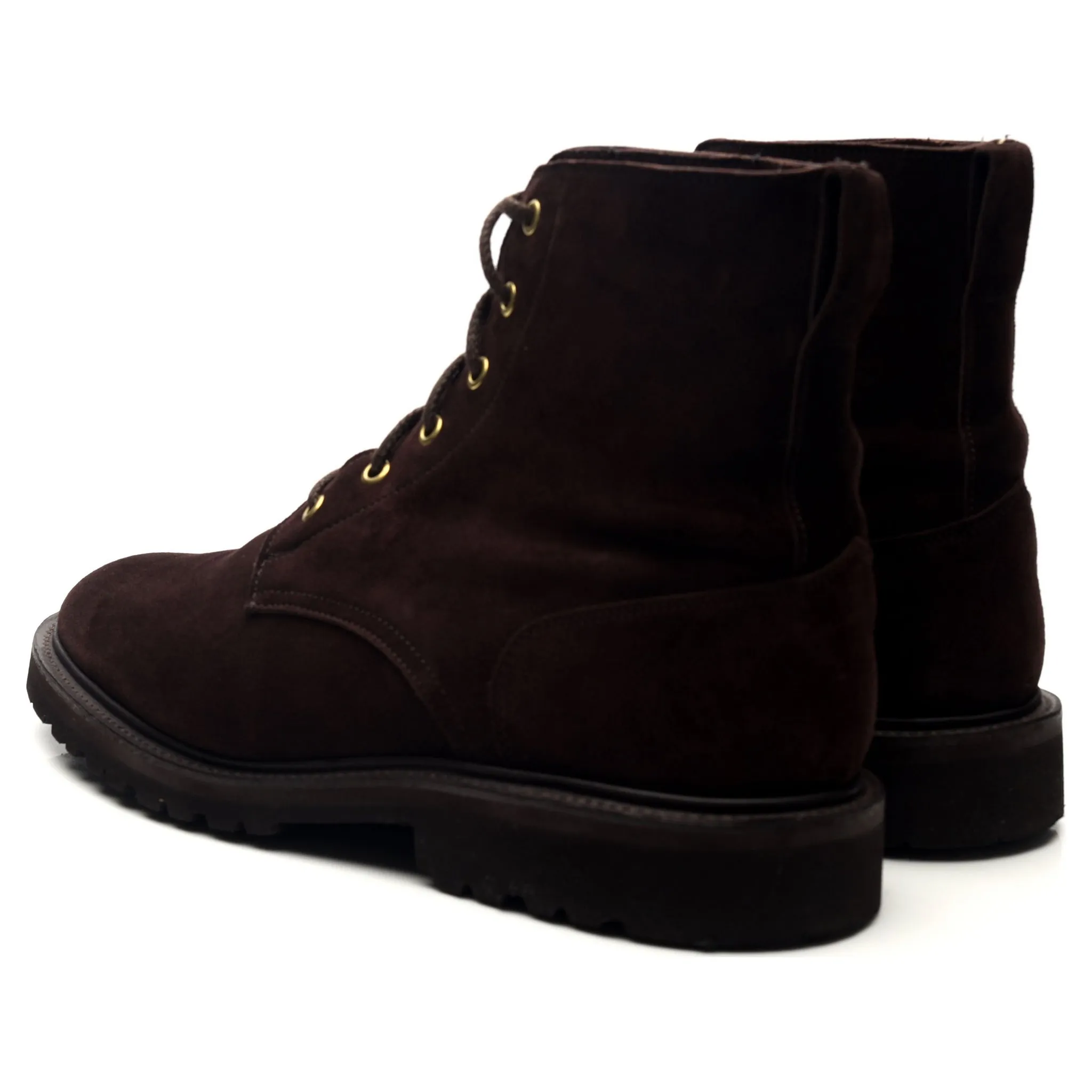 'Bernwood' Dark Brown Suede Boots UK 9