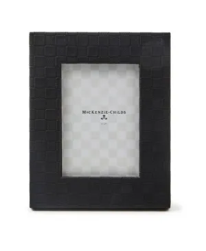 Black Faux Leather Frame 5 x 7