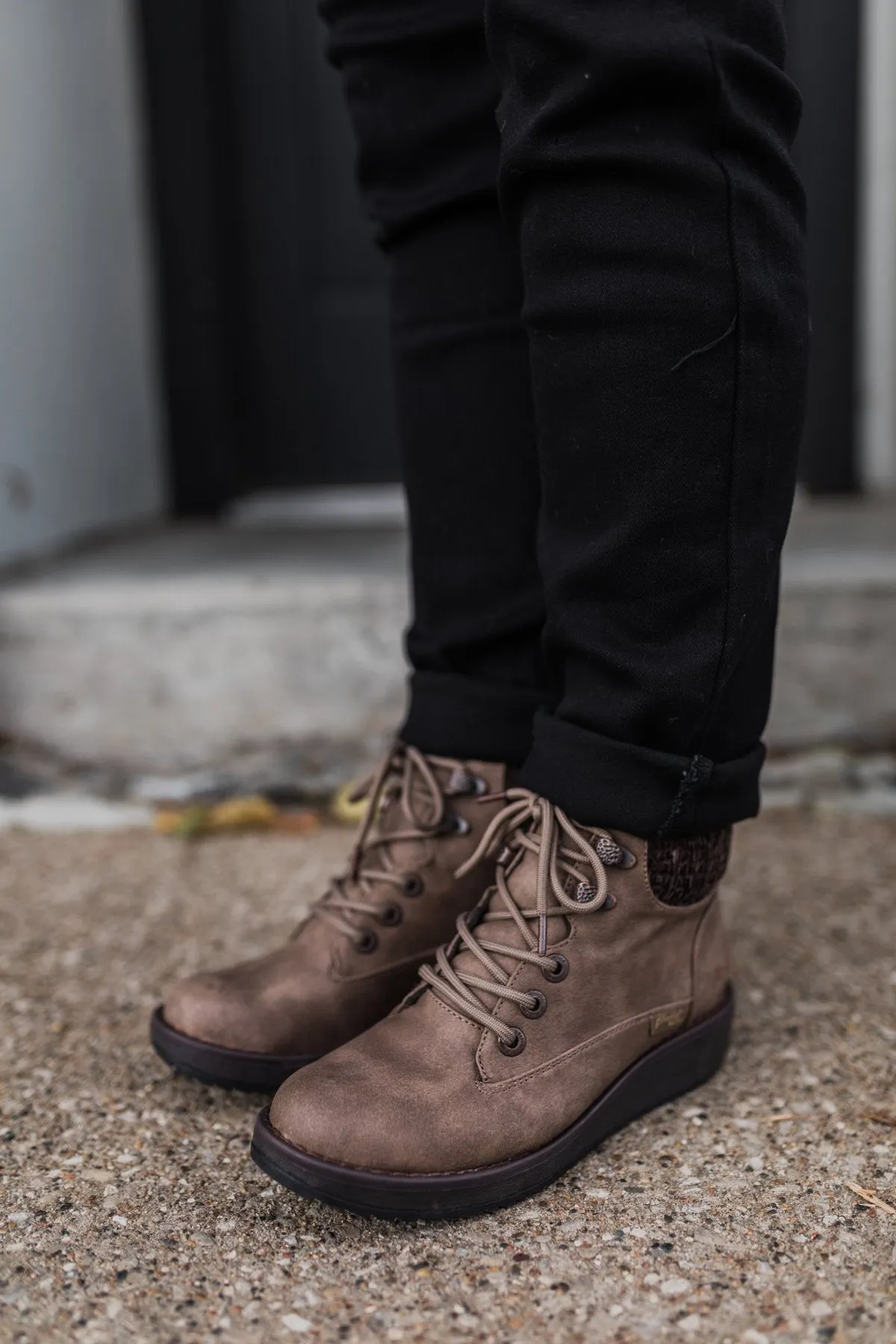 Blowfish Comet Booties- Taupe