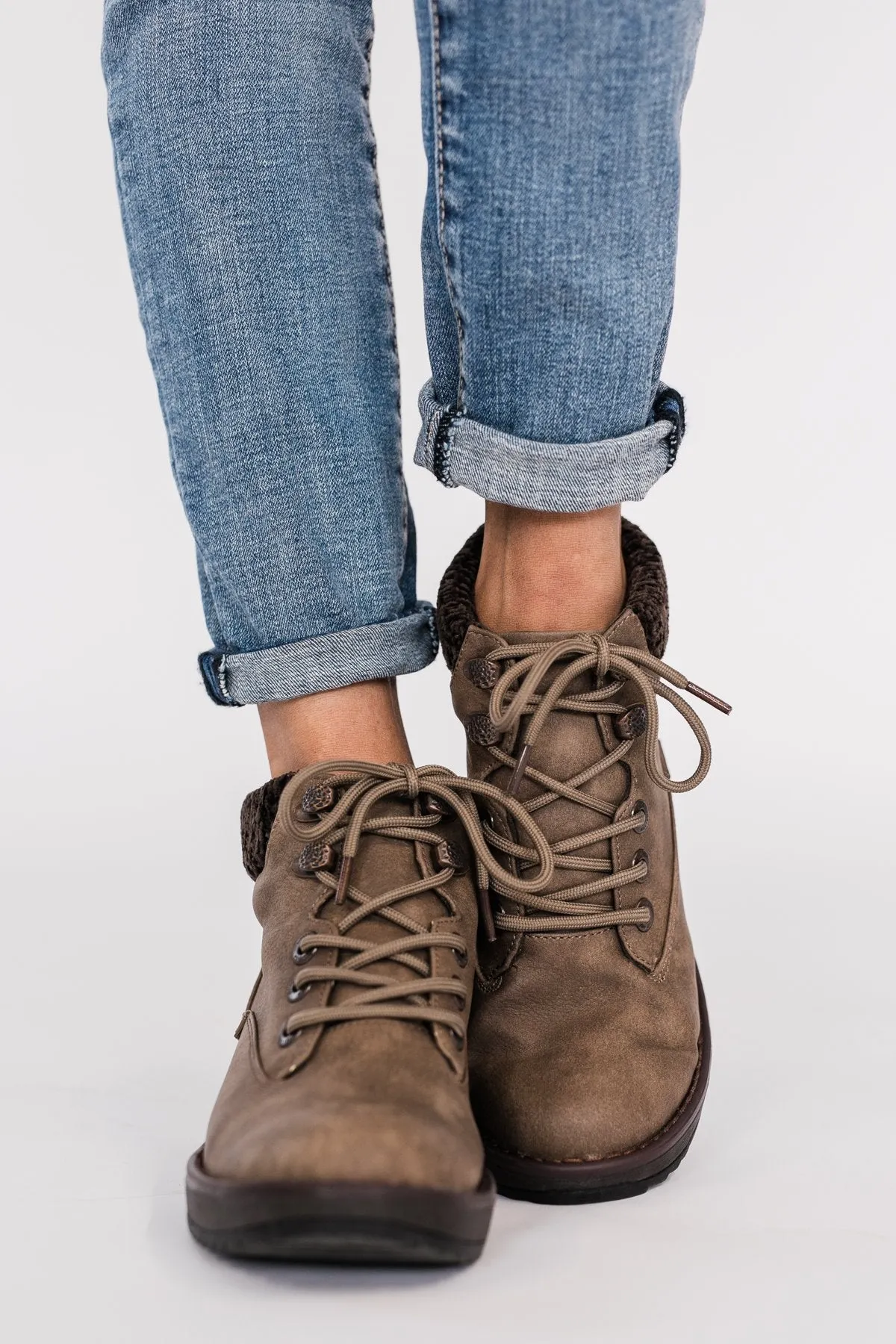 Blowfish Comet Booties- Taupe
