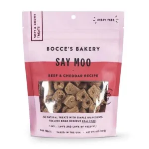 Bocce's Bakery Dog Soft & Chewy Say Moo 6oz