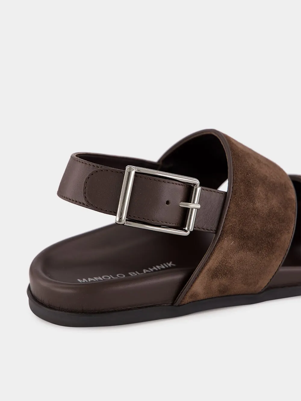 Brown Golby Suede Sandals