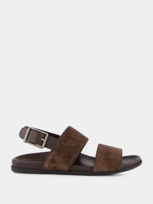 Brown Golby Suede Sandals