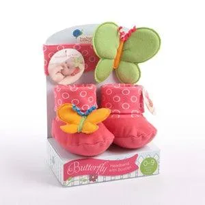 Butterfly Headband with Booties Gift Set