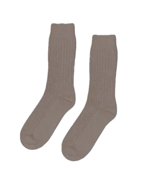 Calcetín Colorful Standard Lana Merino - Warm Taupe