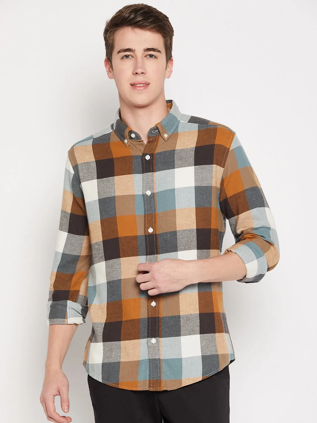 Camla Barcelona Warm Blue Shirt For Men