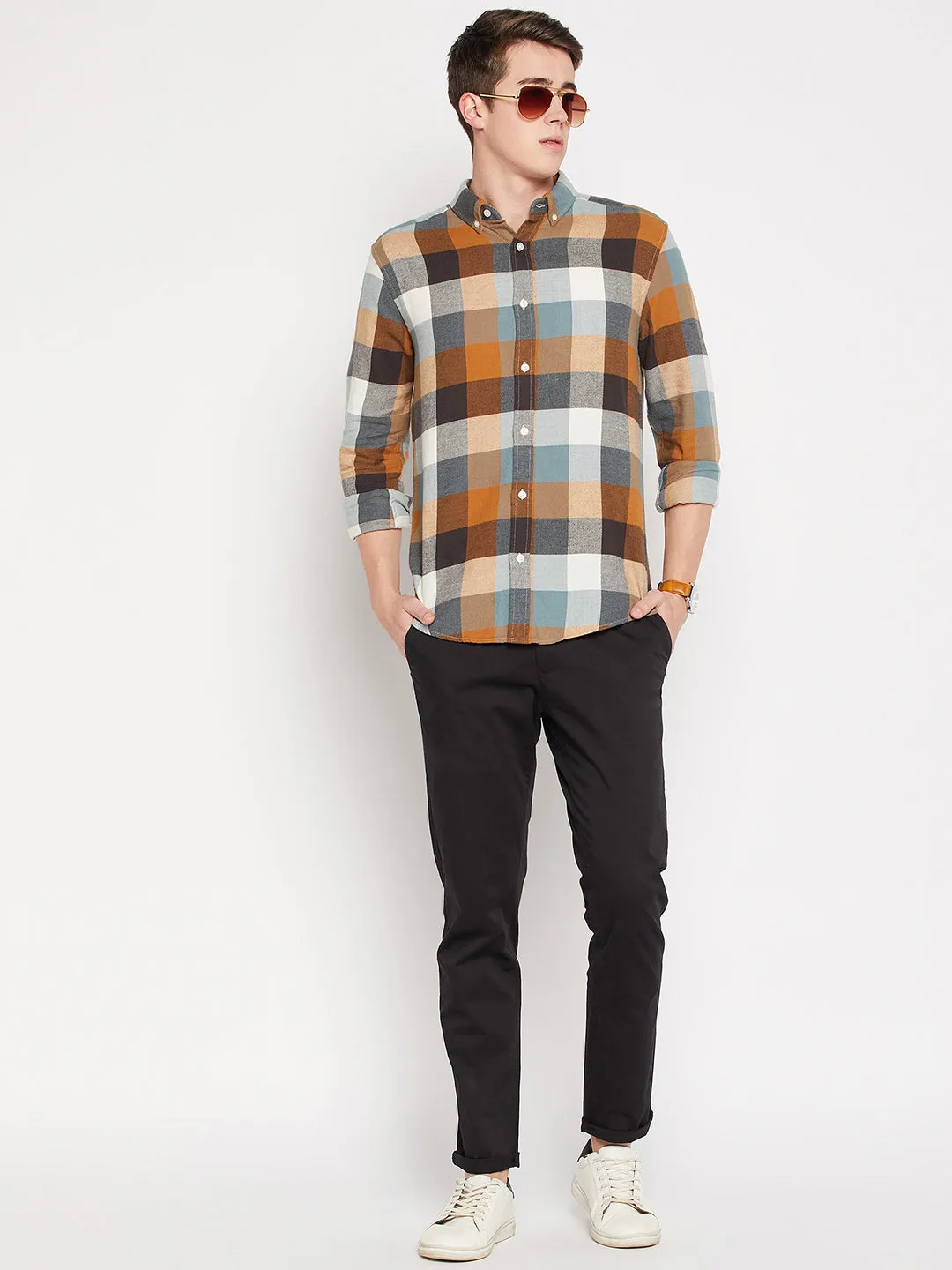 Camla Barcelona Warm Blue Shirt For Men