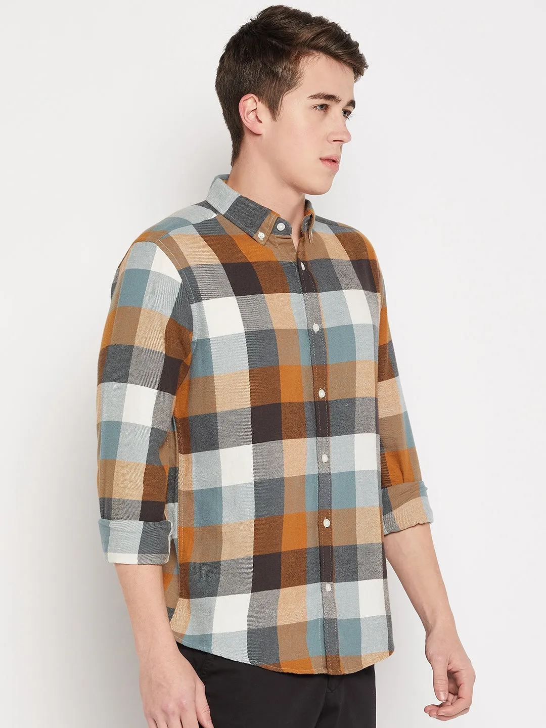 Camla Barcelona Warm Blue Shirt For Men