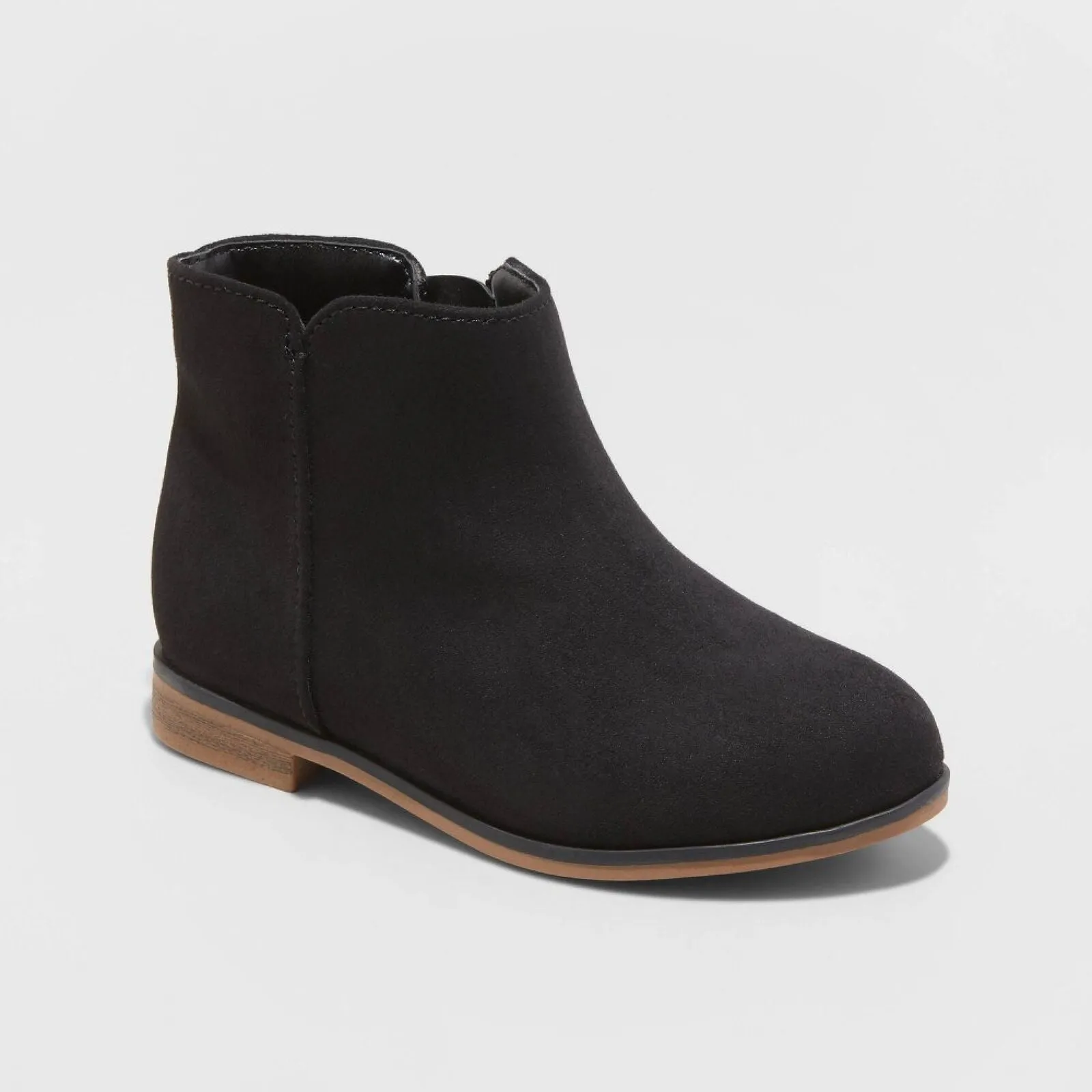 Cat & Jack Toddler Girls Penelope Zipper Booties 87834278 Black 9T