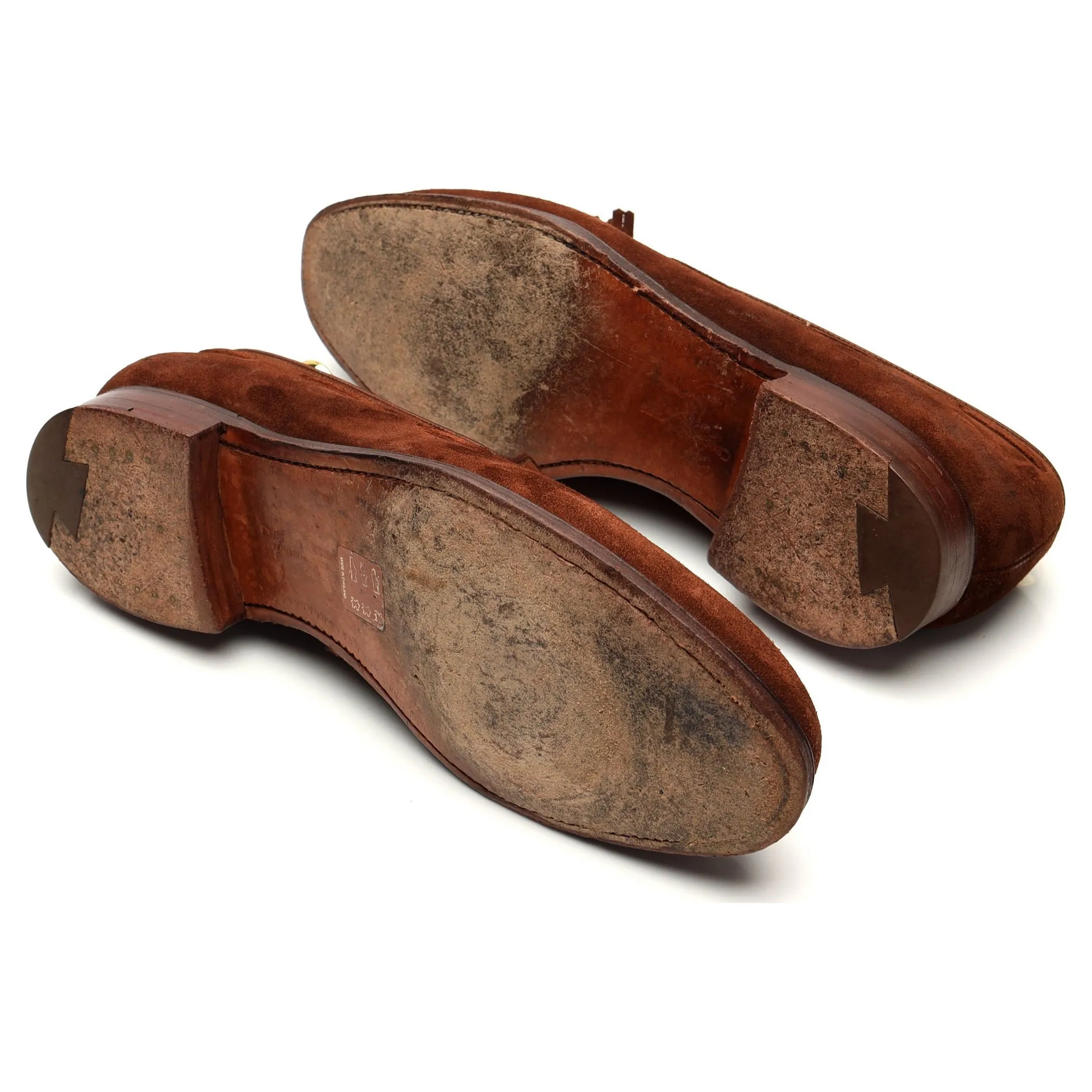 'Cavendish' Brown Suede Tassel Loafer UK 7.5 E