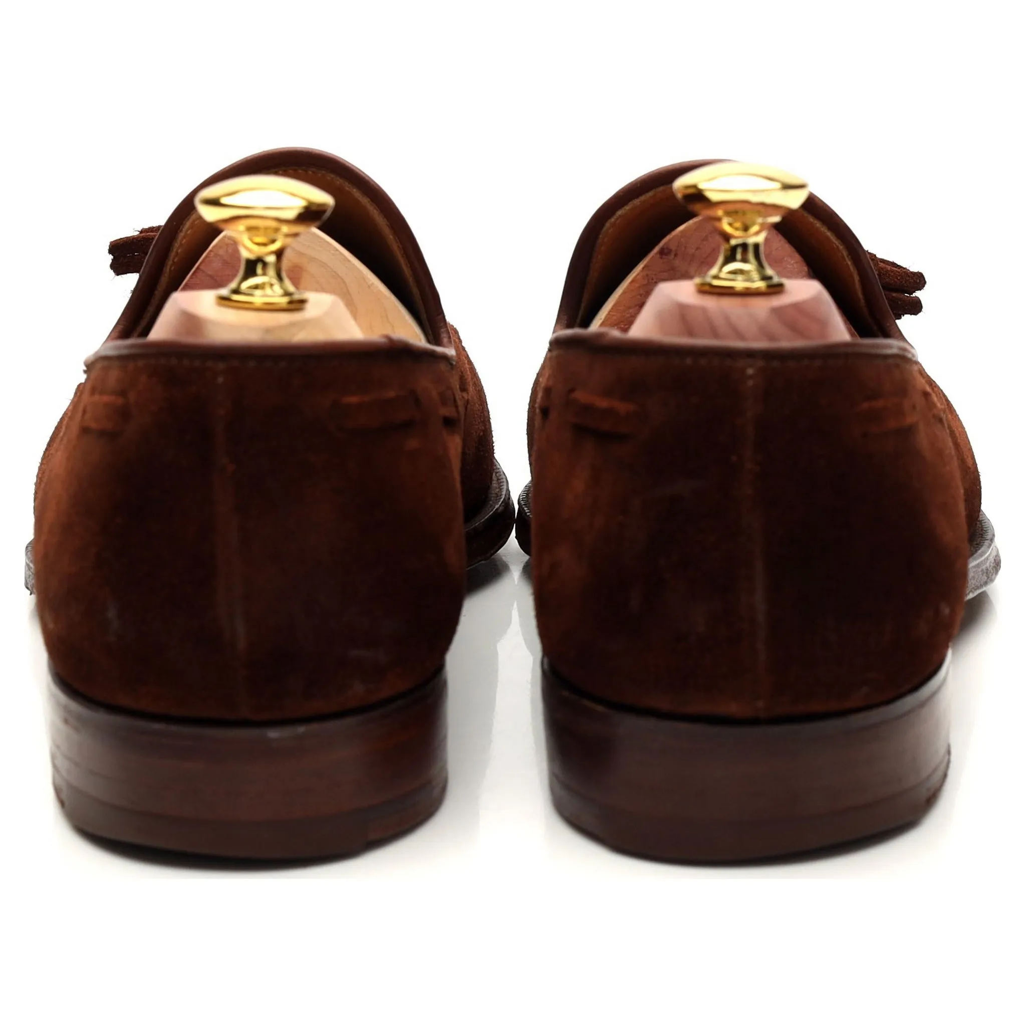 'Cavendish' Brown Suede Tassel Loafer UK 7.5 E