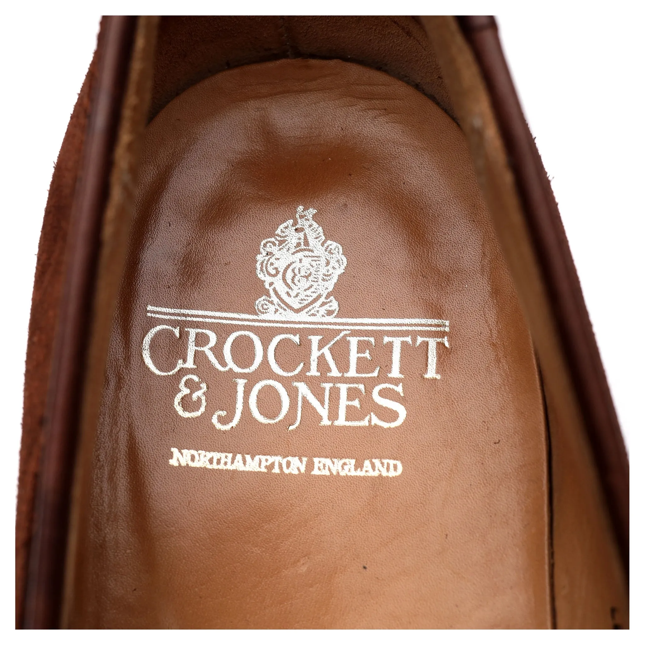 'Cavendish' Brown Suede Tassel Loafer UK 7.5 E