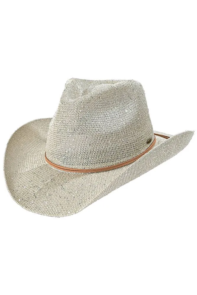 C.C Sequin Cowboy Hat: Hot Pink