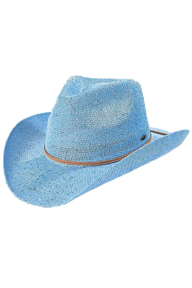 C.C Sequin Cowboy Hat: Hot Pink