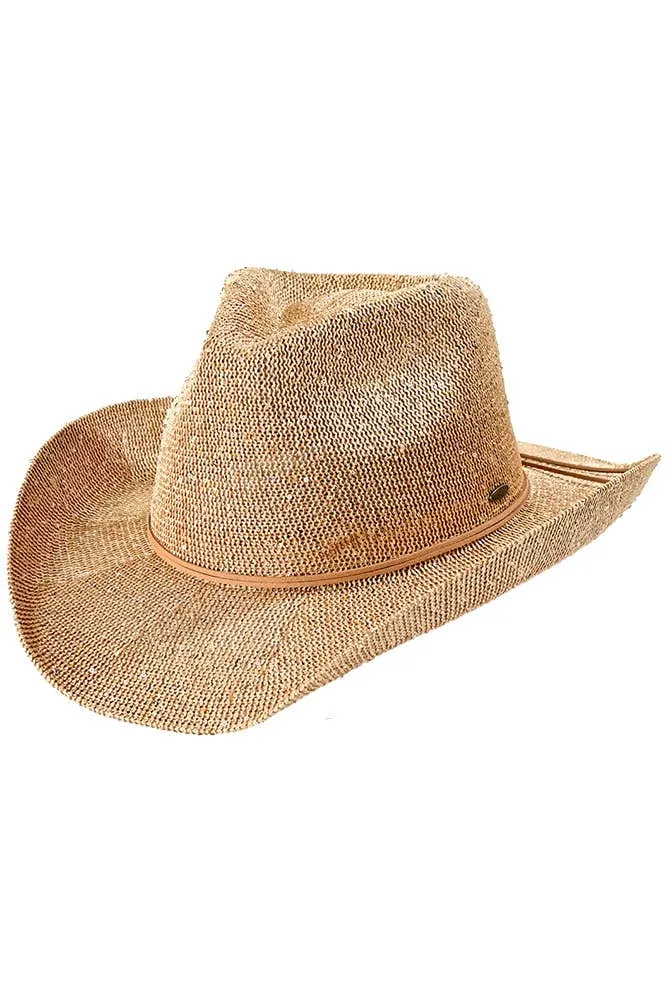 C.C Sequin Cowboy Hat: Hot Pink