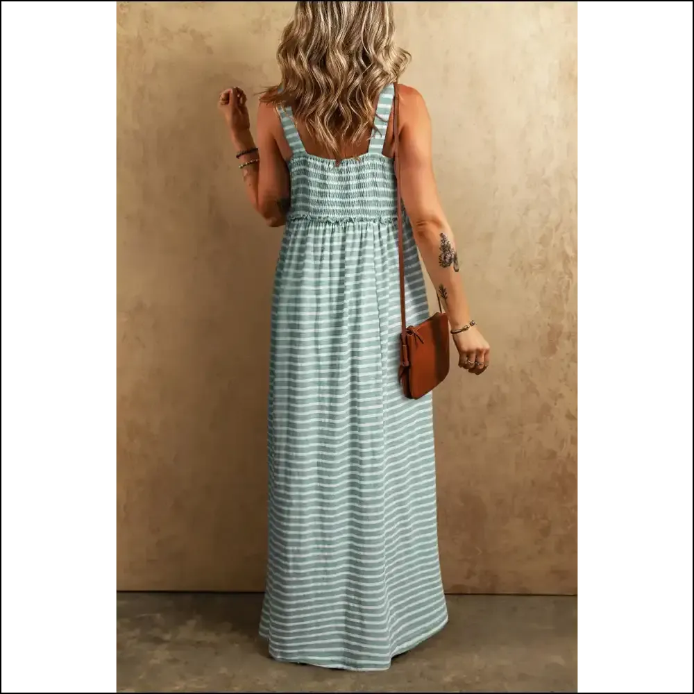 Chic Green Stripe Maxi Dress: Finally, a Maxi Dress that Doesn't Suck 👗 Needful Things