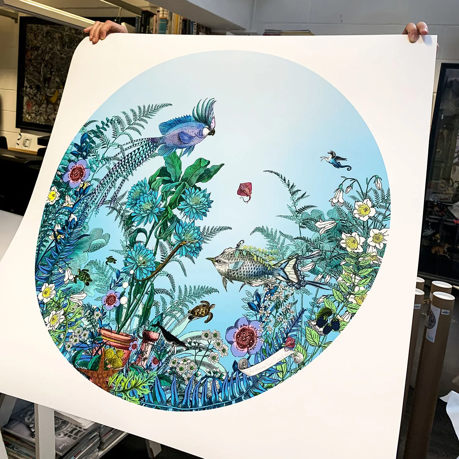 Circular Sea-born - Art Print Collection