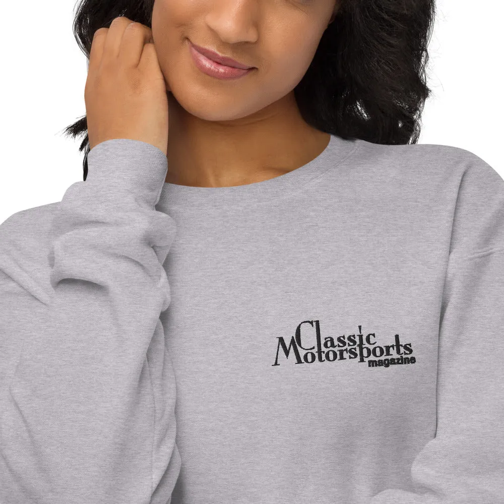 Classic Motorsports Embroidered Logo Unisex Pullover Sweatshirt
