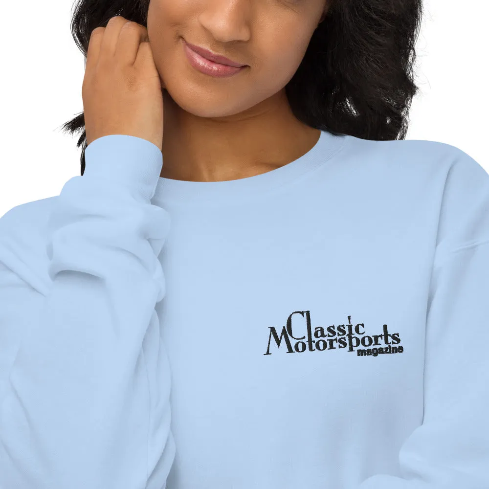 Classic Motorsports Embroidered Logo Unisex Pullover Sweatshirt
