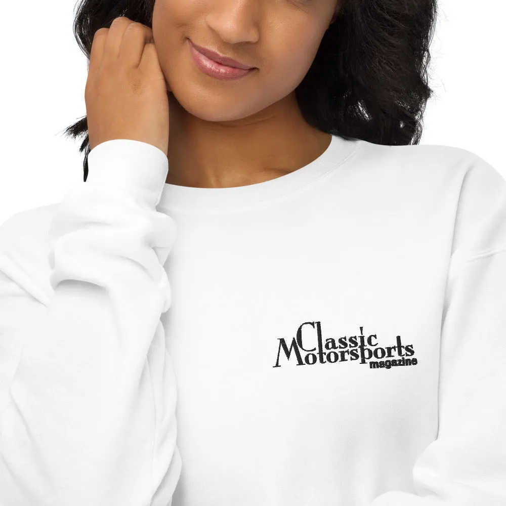 Classic Motorsports Embroidered Logo Unisex Pullover Sweatshirt