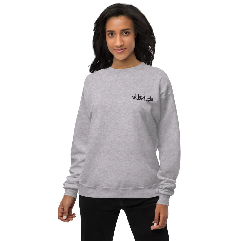 Classic Motorsports Embroidered Logo Unisex Pullover Sweatshirt