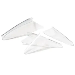 Clear Stiletto Tip Kit, includes 40 of each size #1-10, 400 count.