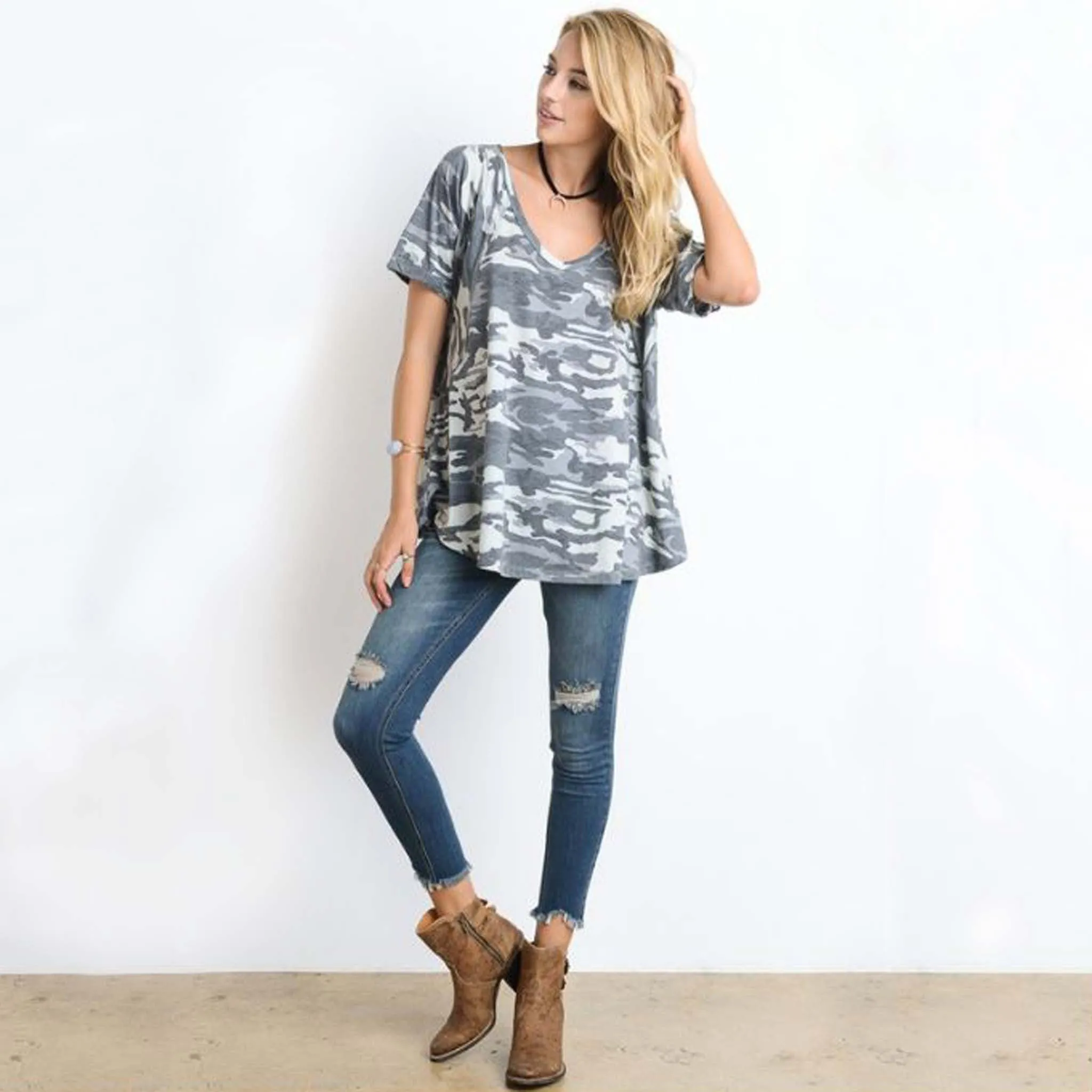 Cozy Camo Tee