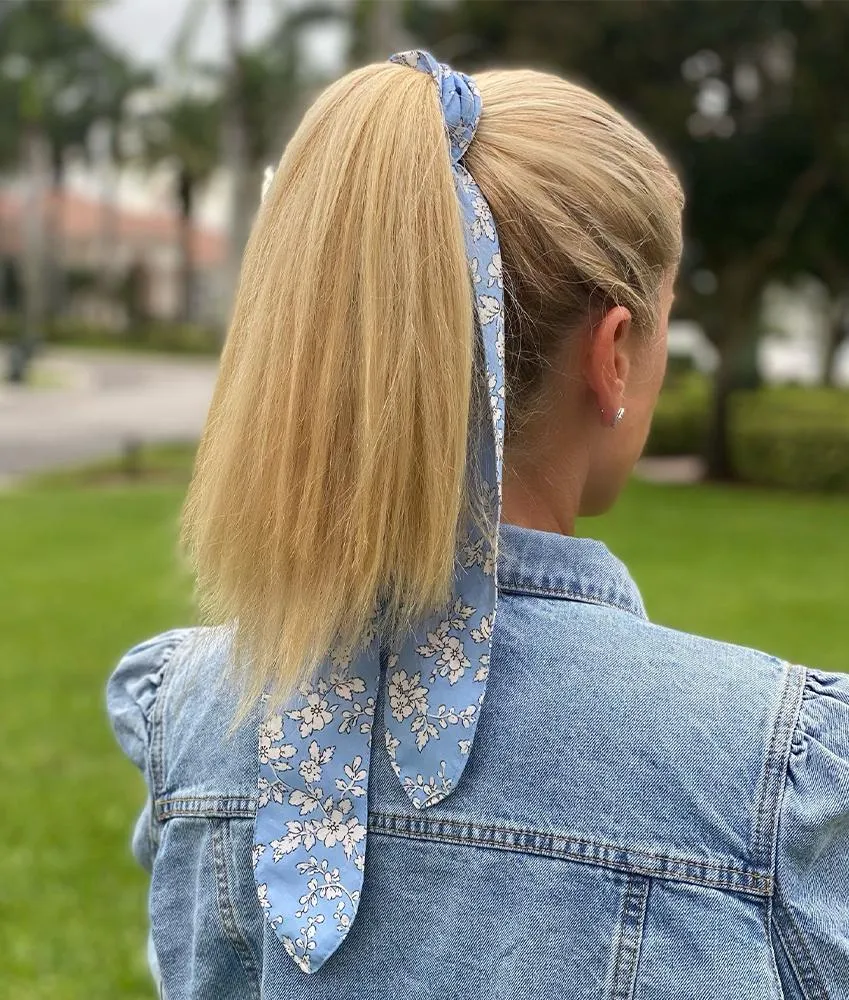 Daisy Springs Navy - Hair Scarf