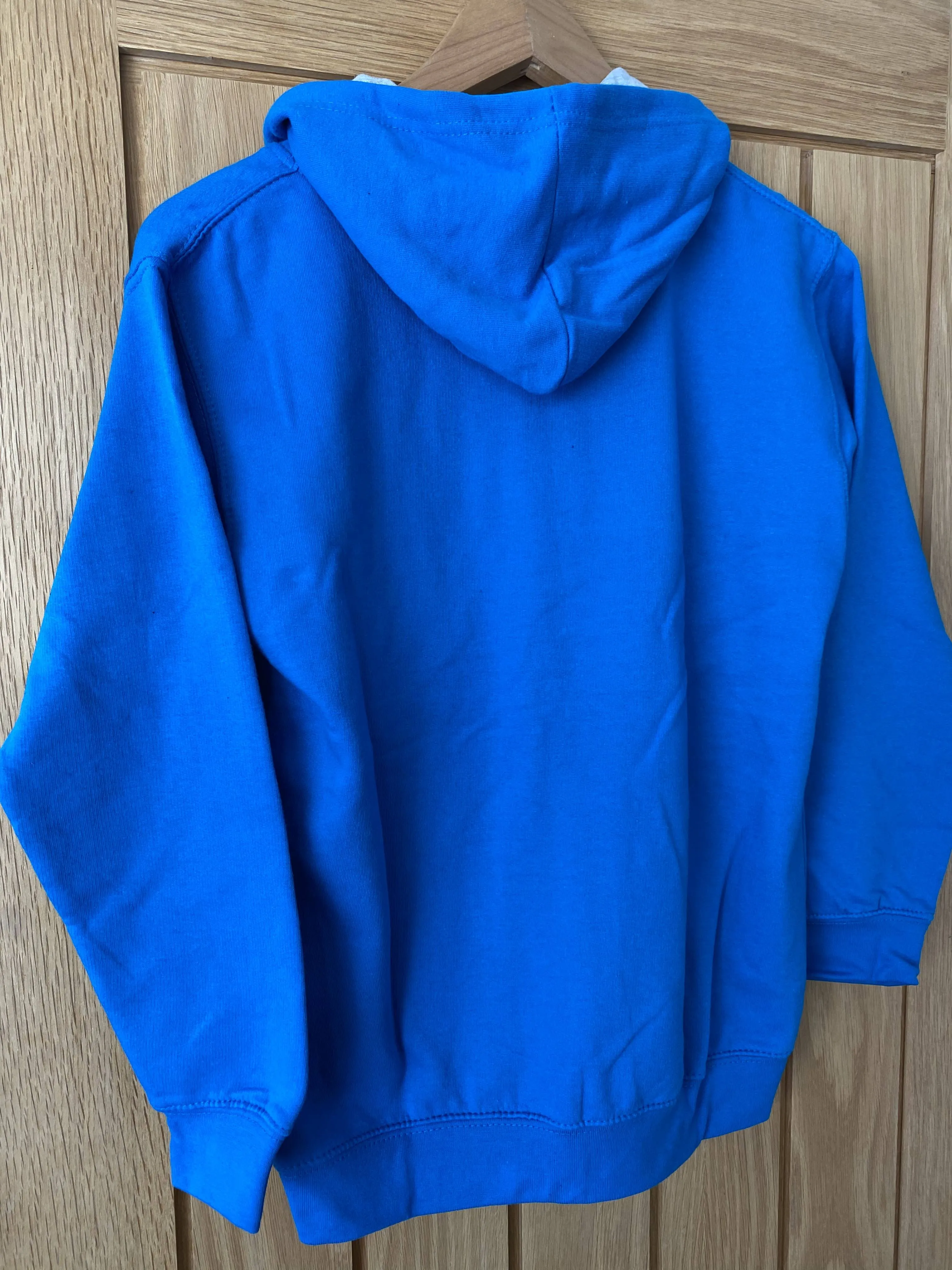 Discovery Kids Zip Hoody - Sapphire Blue/Grey