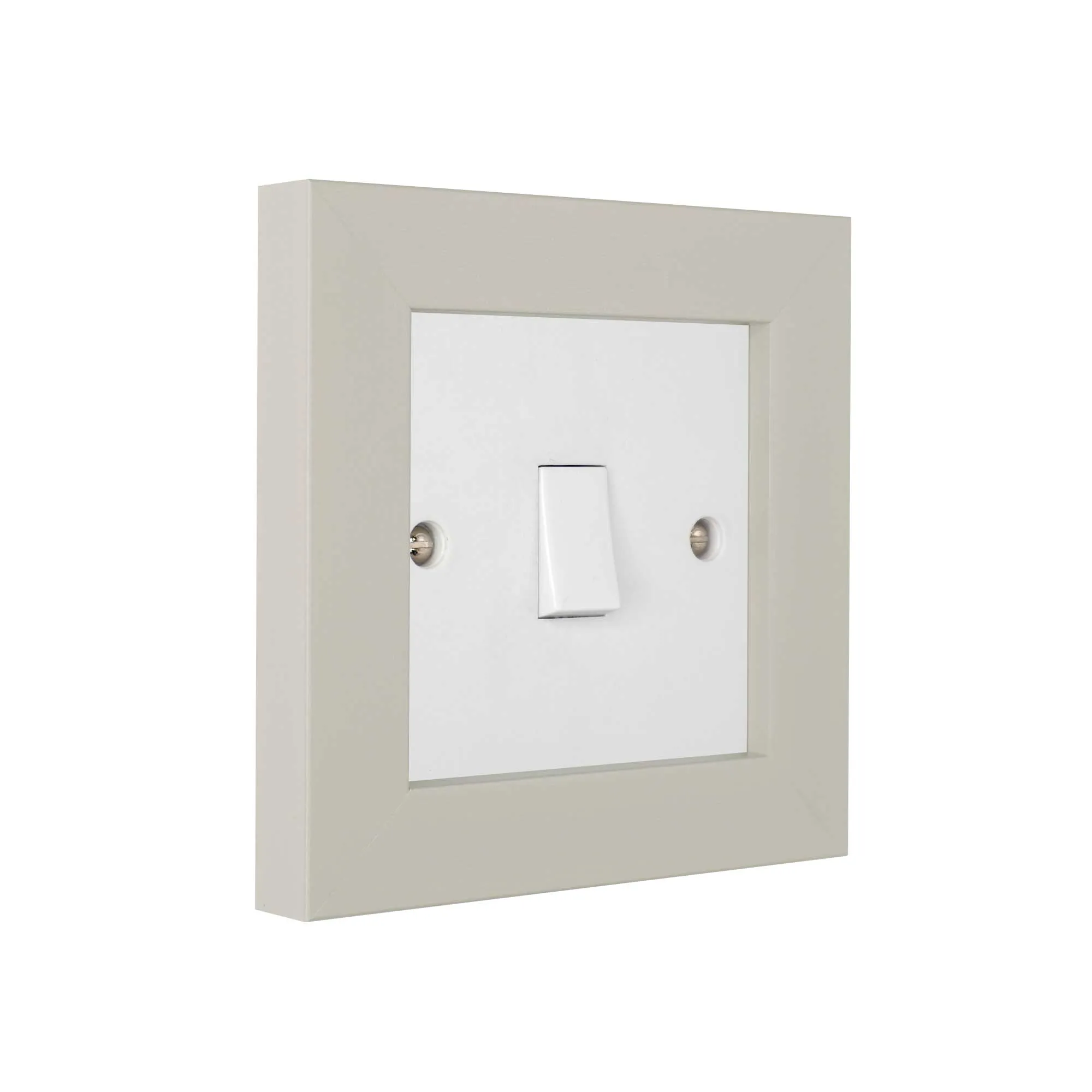 ElekTek Decorative Switch Surround Frame Cover Finger Plate Modena Colours